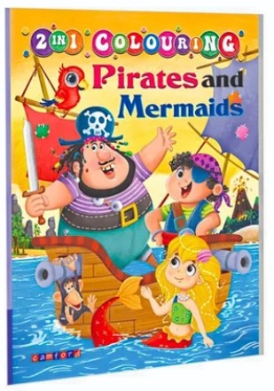 2in1Colouring Pirates And Mermaids