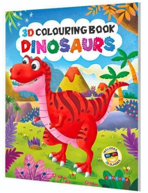 3D Colouring Book Dinosaurs