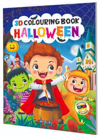 3D Colouring Book Halloween