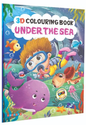 3D Colouring Book Under The Sea