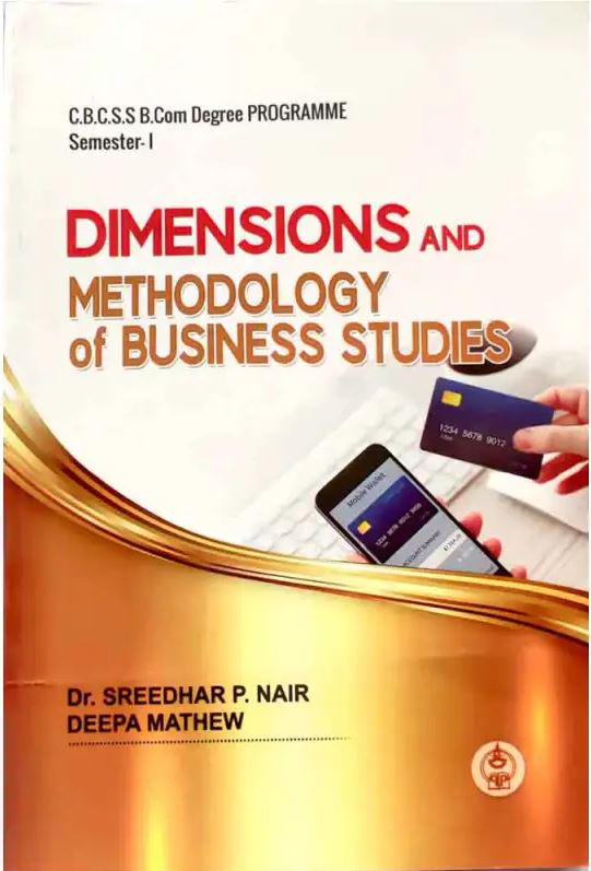 Dimensions And Methodology Of Business Studies