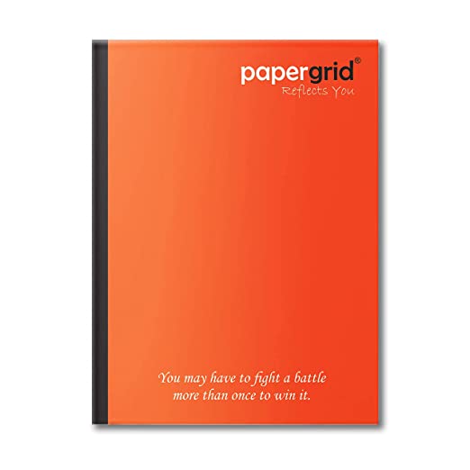 Paper Grid Notebook Interleaved 120 Pages