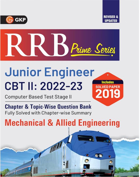 RRB  Prime Series 2022-23 Junior Engineer CBT 2 - Chapterwise Topicwise Questions Bank - Mechanical & Allied Engineering