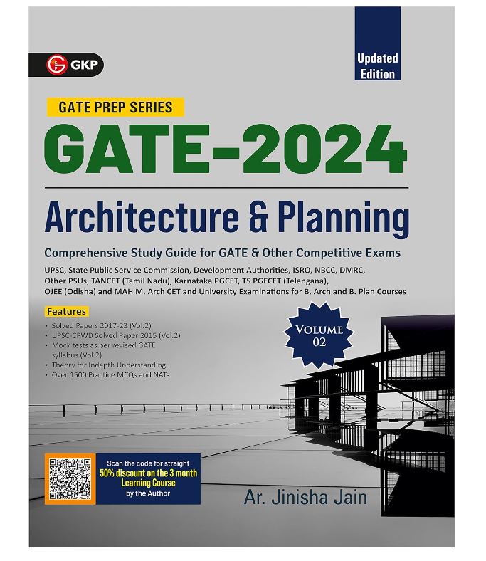 GATE 2024 : Architecture & Planning Vol 2 - Guide