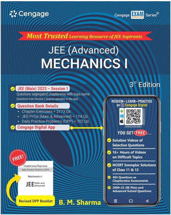 JEE (Advanced) Mechanics I with Free Online Assessments and Digital Content 2023