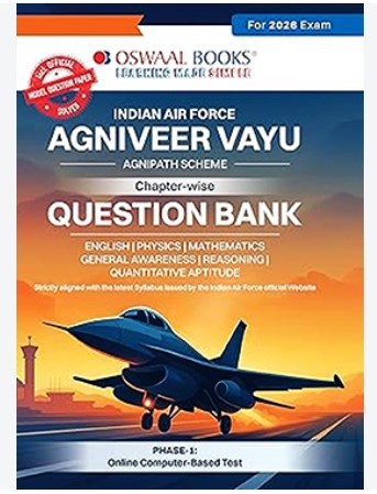 Oswaal Indian Air Force I Agniveer Vayu, Agnipath Scheme, Chapter wise   Question Bank