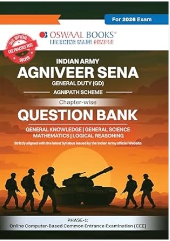 Oswaal Indian Army  Agniveer Sena General Duty (GD)  Agnipath Scheme  Chapter-wise Question Bank