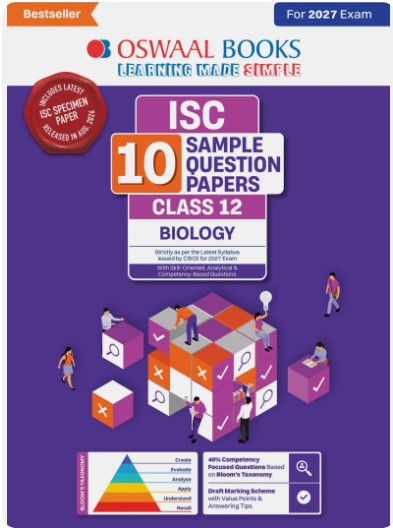 ISC |10 Sample Question Papers | Class12 | Biology (For 2027 Exam)