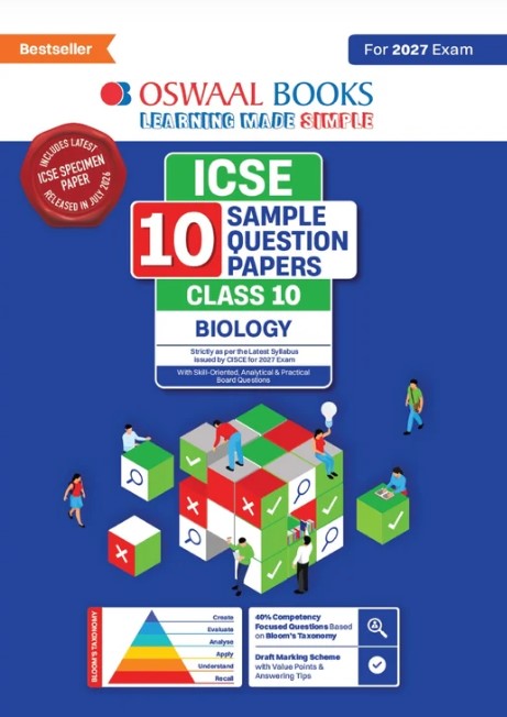 ICSE|10Sample Question Papers|Class10|Biology (For 2027 Exam)