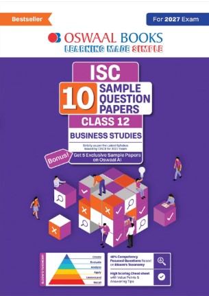 ISC |10 Sample Question Papers |Class12 | Business Studies (For 2027 Exam)