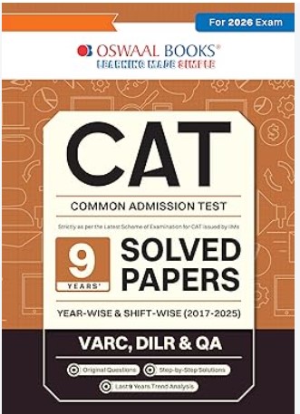 Oswaal CAT 9 Years Solved Papers