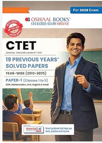 Oswaal  CTET 19 Previous Years  Solved Papers