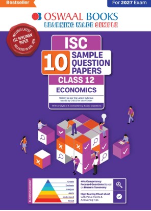 ISC | 10 Sample Question Papers | Class 12 | Economics (For 2027 Exam)