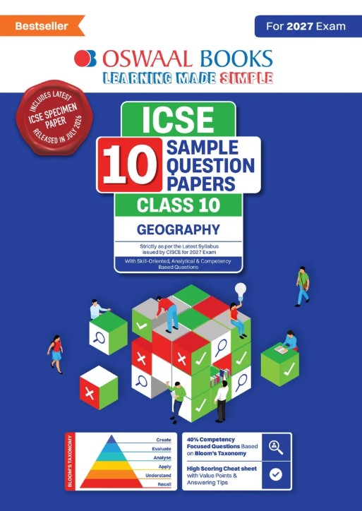 ICSE|10Sample Question Papers |Class10 |Geography (For 2027 Exam)