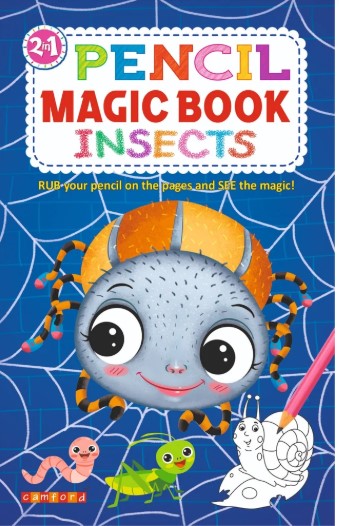 2IN1 PENCIL MAGIC BOOK INSECTS
