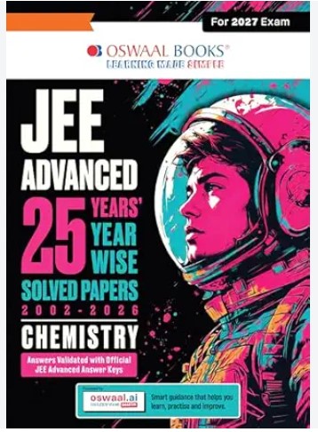 Oswaal JEE Advanced 25 Years Year-wise Solved Papers  Chemistry 