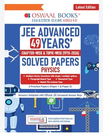 Oswaal JEE Advamced 49 Years Chapterwise and Topicwise Solved Papers Physics