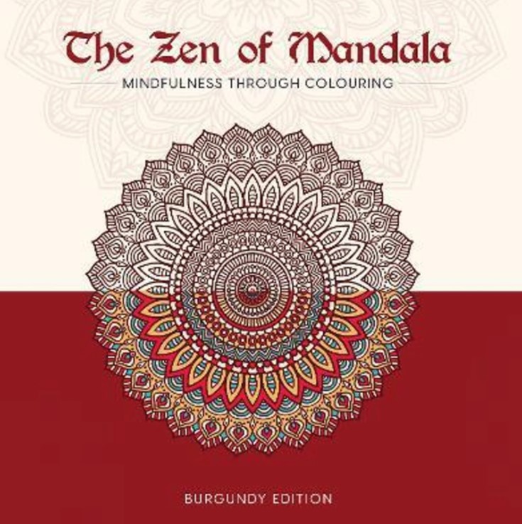The Zen Of Mandala | Burgundy Edition