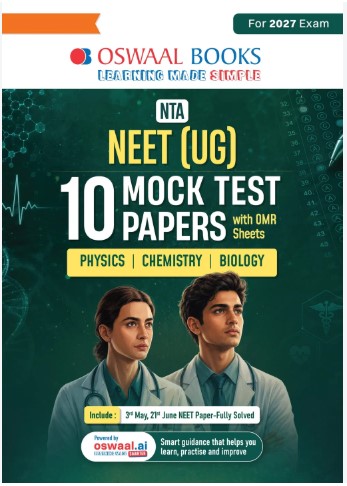 Oswaal NEET (UG) 10 Mock Test Papers Physics, Chemistry & Biology