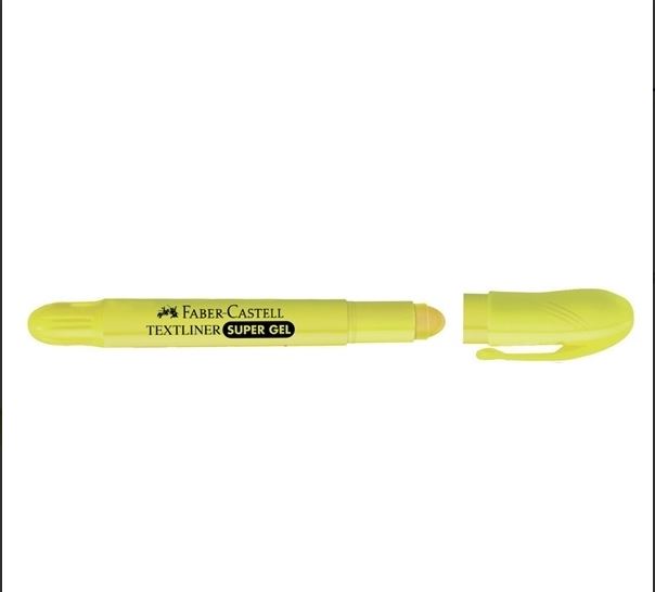 Faber Castell Super Gel Highlighter - Fluroscent Yellow